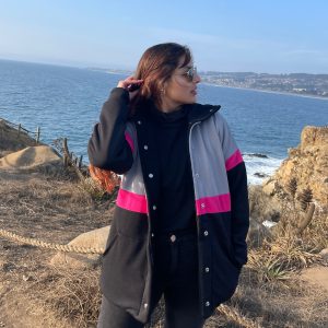 Chaqueta Barcelona Reversible Gris Fucsia Unisex