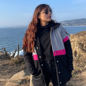 Chaqueta Barcelona Reversible Gris Fucsia Unisex