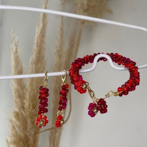 Conjunto Jazmin Rojo