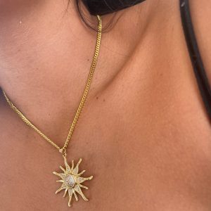 Collar Sun con circones