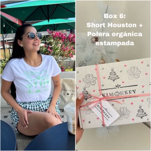 Box 6: Short Houston + Polera Organica Estampada