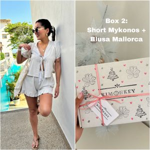 Box 2: Short Mykonos + Blusa Mallorca