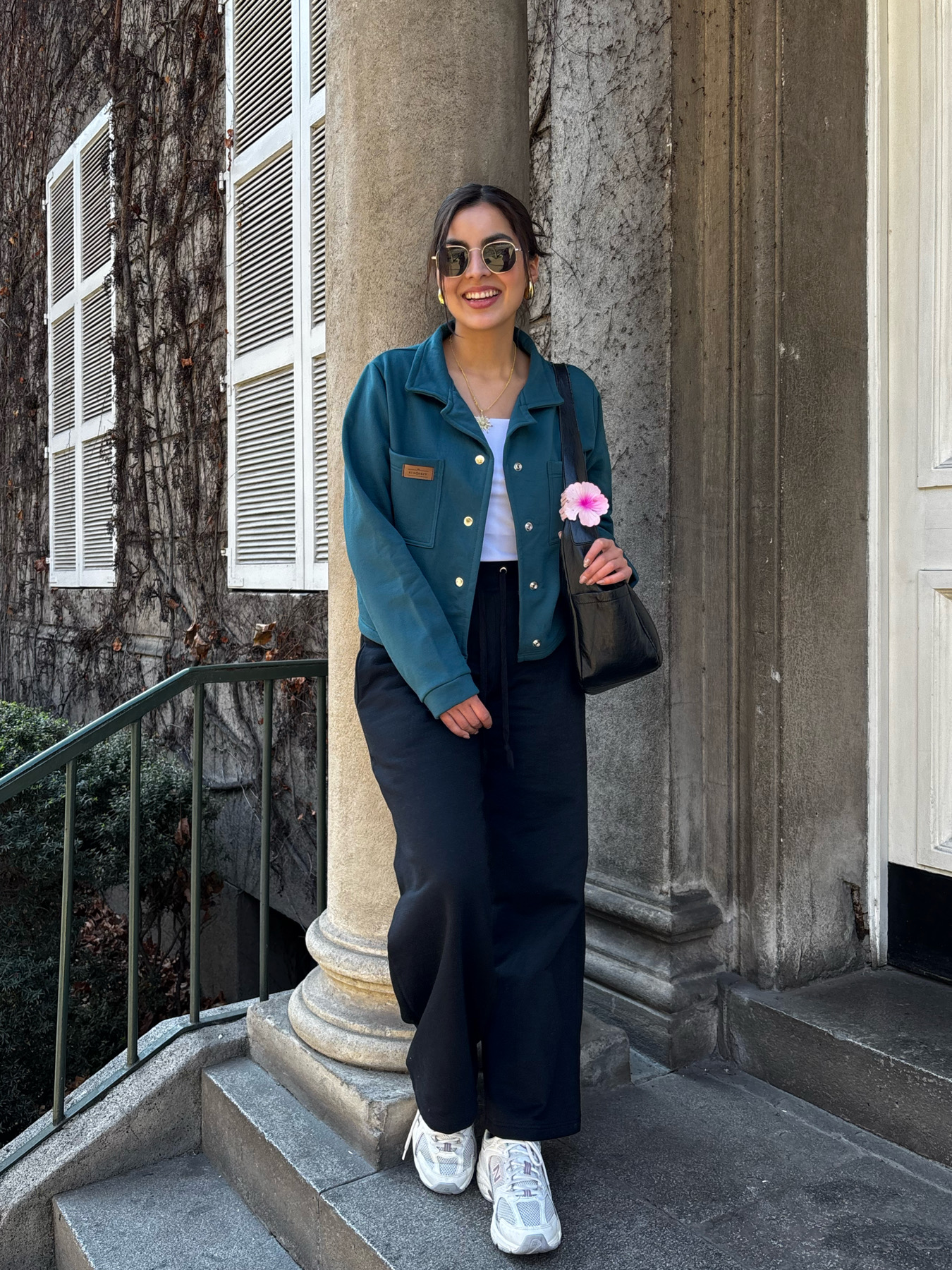 Conjunto Londres Bicolor Petroleo- Negro