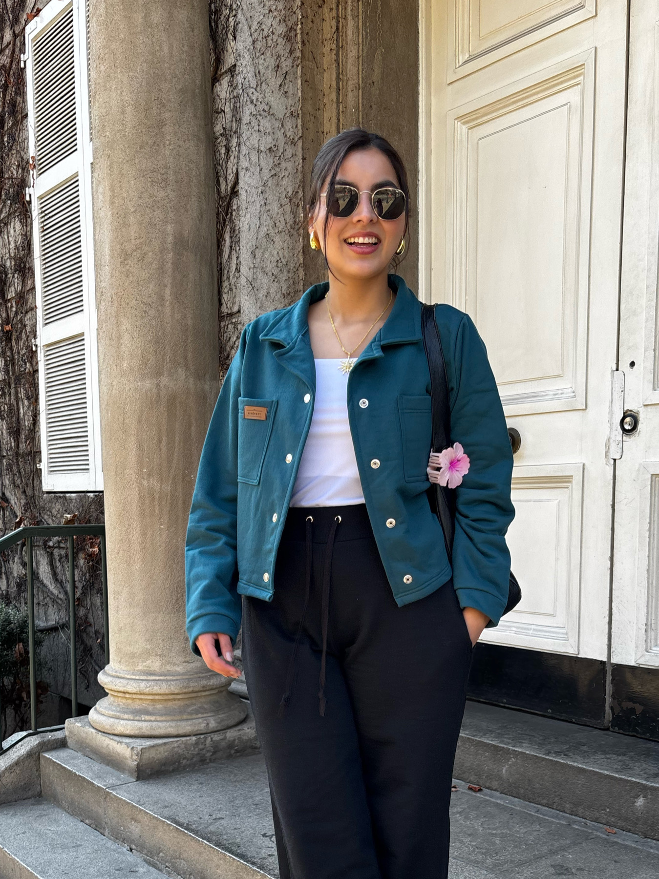 Conjunto Londres Bicolor Petroleo- Negro