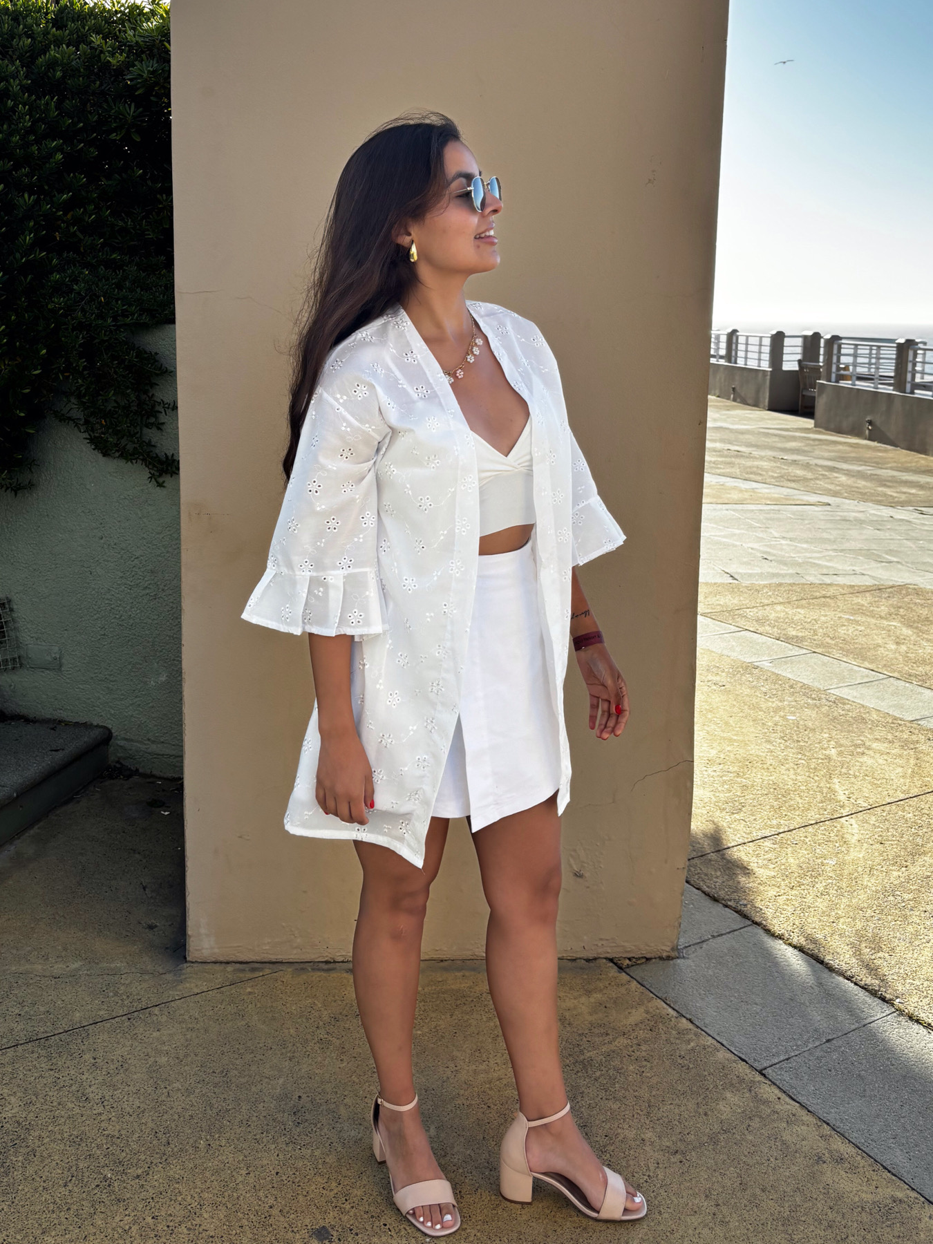 Kimono Malaga Blanco