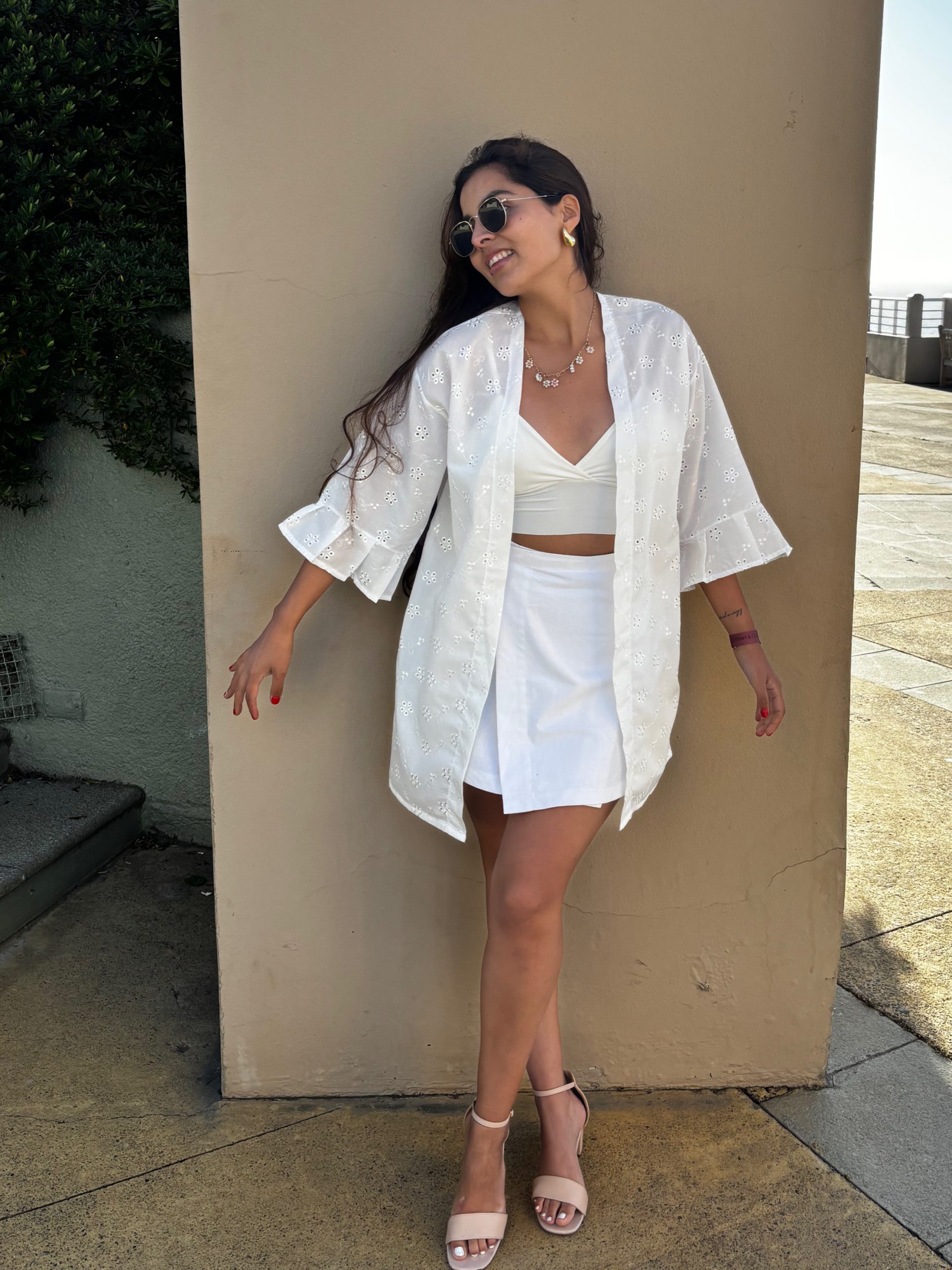 Kimono Malaga Blanco