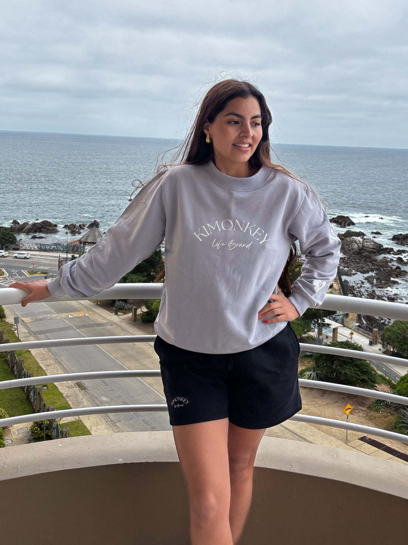 Conjunto Santo Domingo Bicolor Gris Perla-Negro