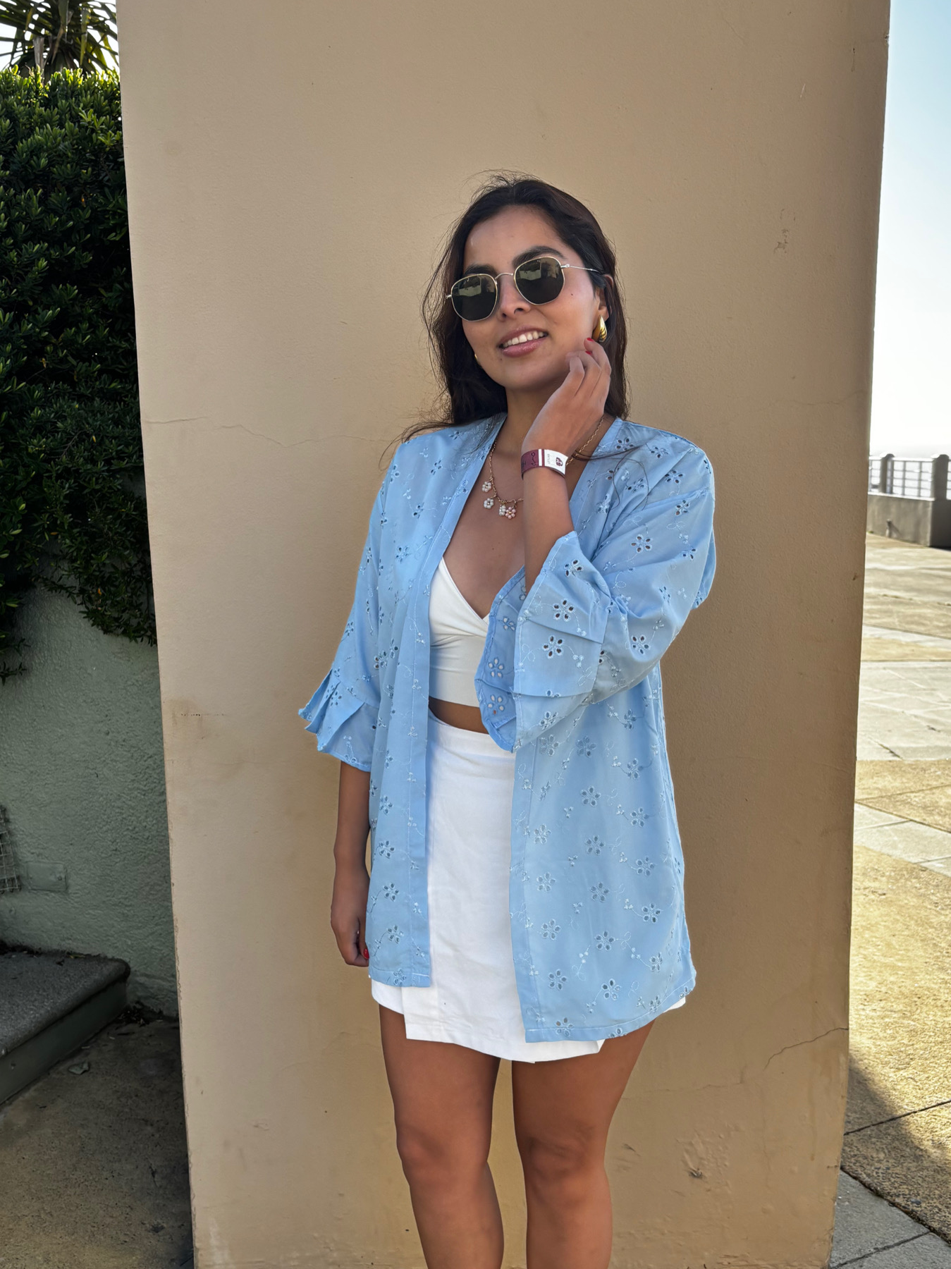 Kimono Malaga Celeste