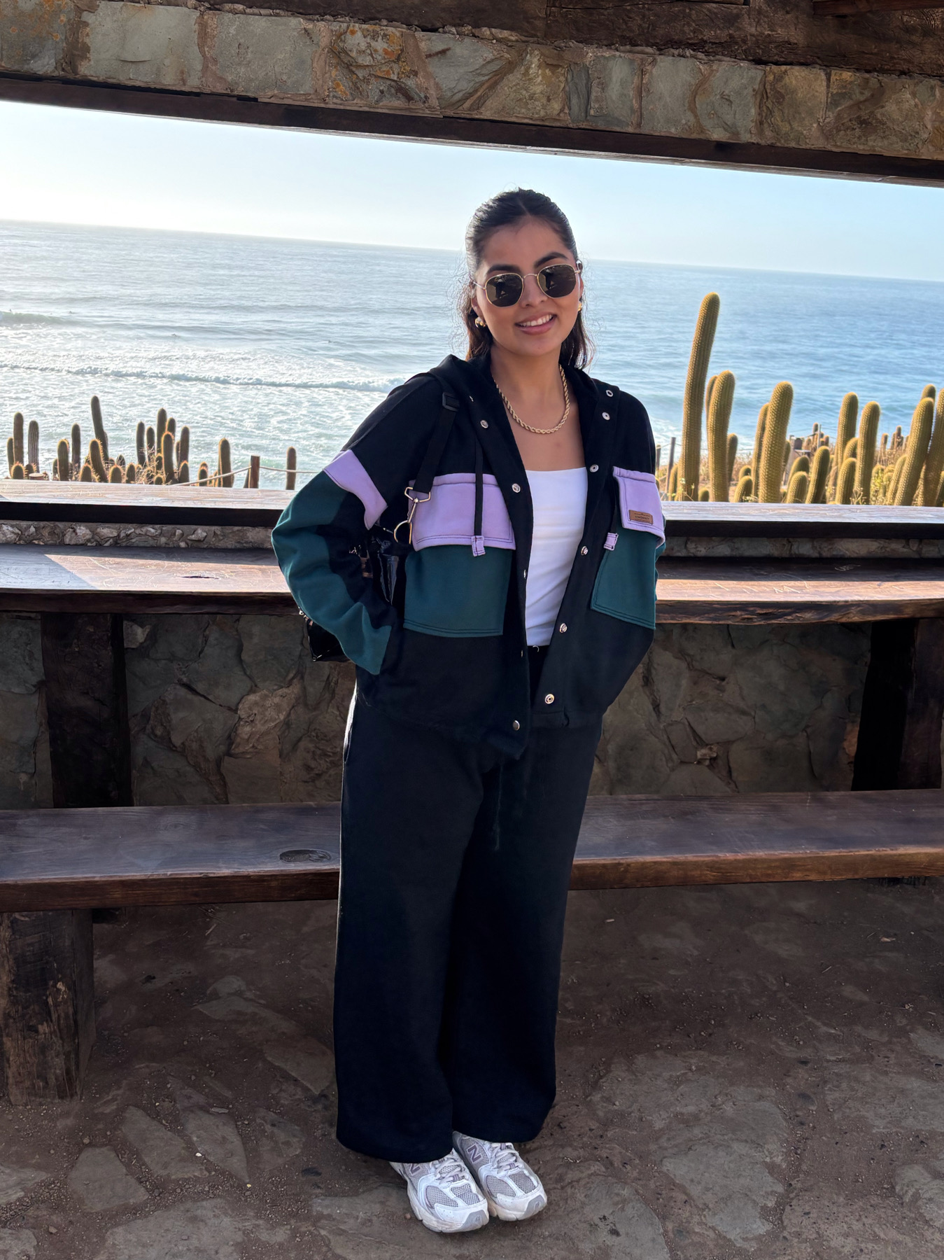 Conjunto Monaco – Negro (Petroleo y Lila)