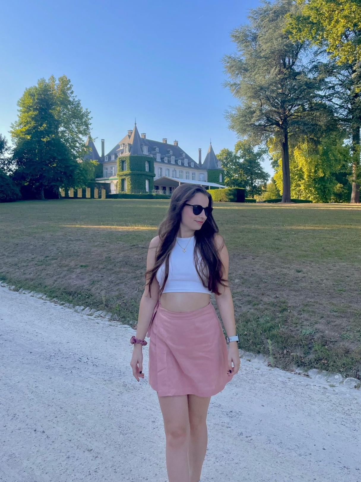 Falda Calafell Rosada – Estilo pareo