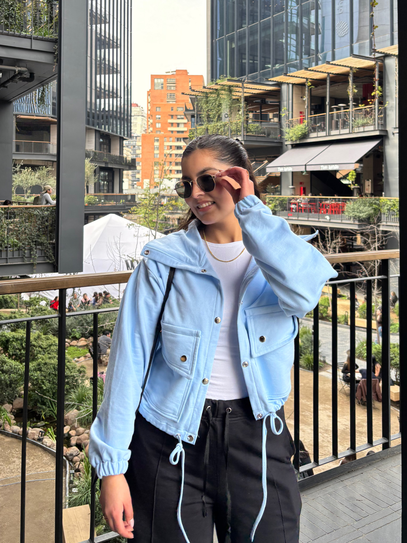 Solo Polerón Osaka Celeste – Talla S/M